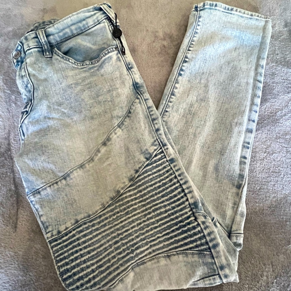 True Religion Mens Light Blue Jeans